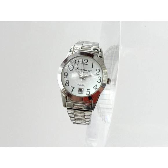 Precision By Gruen Round Silver T Vintage Watch - WORKS! - GP421L - 24mm - Picture 3 of 9
